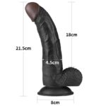Arnés Consolador 21.5 cm. Lovetoy Negro. - Imagen 5