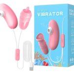 Estimulador Doble funcion. Succionador y Lengua Giratoria. Recargable - Lilo - Rosa.