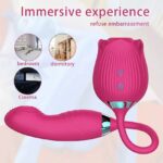Vibrador Recargable Doble Estimulacion Ondas de Placer - Rosa. - Imagen 2