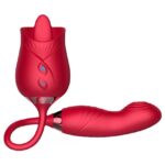 Vibrador Recargable Doble Estimulacion Ondas de Placer - Rosa.