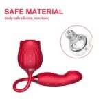 Vibrador Recargable Doble Estimulacion Ondas de Placer - Rosa. - Imagen 4