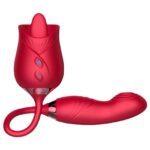 Vibrador Recargable Doble Estimulacion Ondas de Placer - Rosa. - Imagen 5