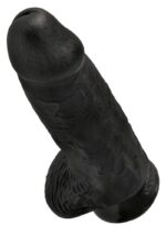 Dildo Realista 9 Pulgadas con Bolas Black – King Cock Chubby - Imagen 2