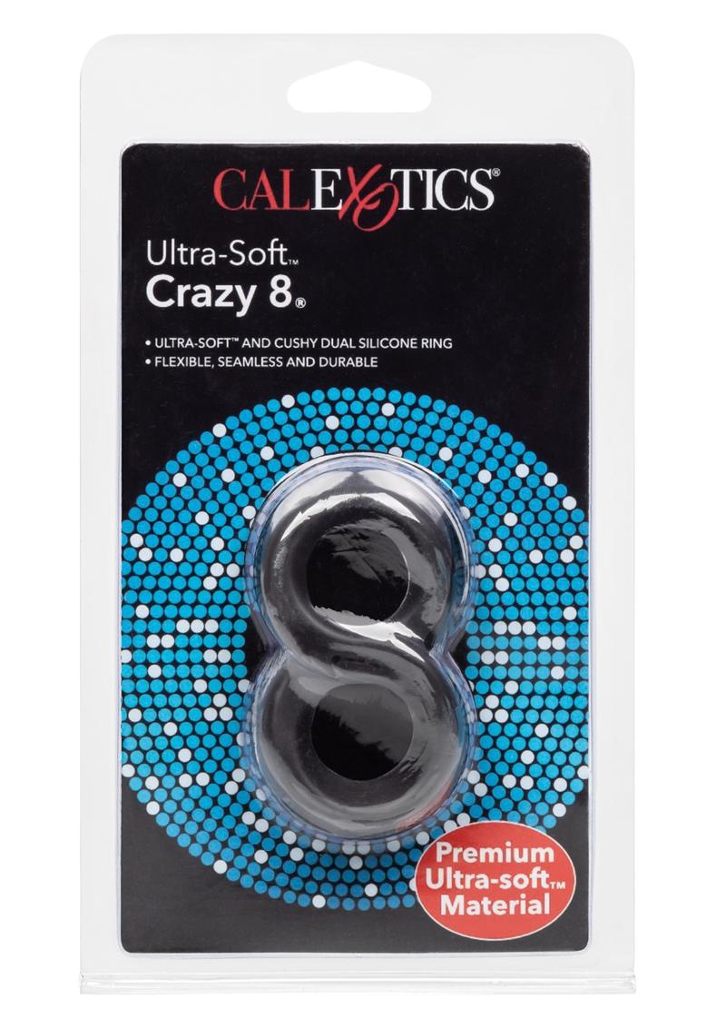 SE-1369-11-1 Anillo Doble Ultra-Soft Crazy 8 de Silicona – CalExotics - Imagen 1